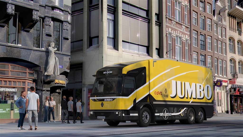 Renault Trucks, Jumbo ve SVZ, şehir içi lojistiğine yönelik elektrikli prototip ‘Oxygen’ı test ediyor