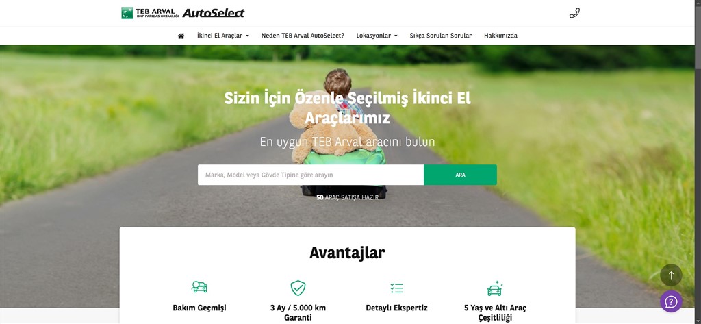 İkinci El Araçlara Erişimin Yeni ADRESİ TEB Arval AutoSelect